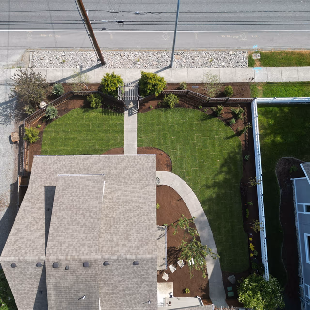 Landscape installation by C & C Landscape