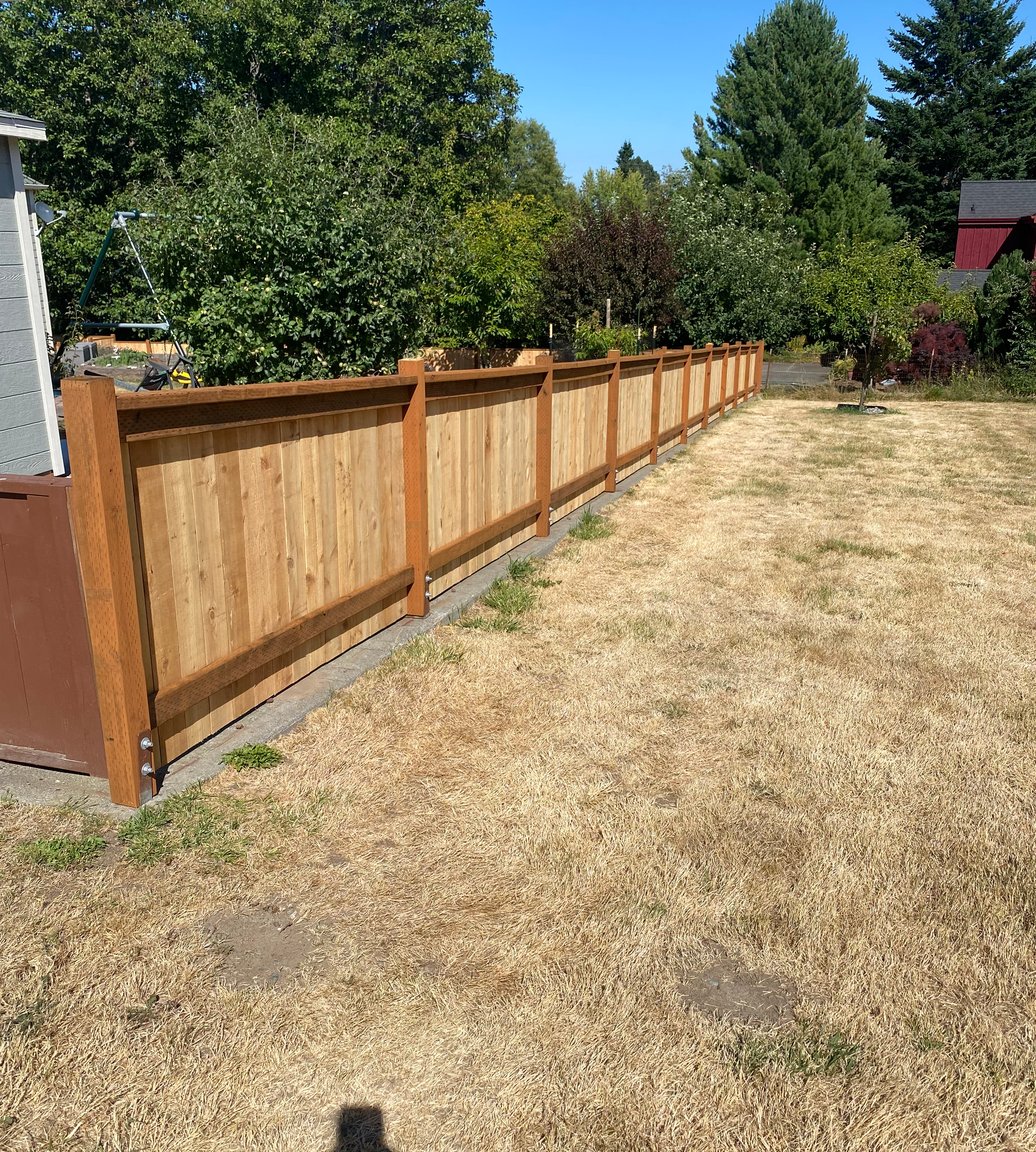 Fence installation in Anacortes, WA