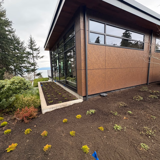 Landscape installation by C & C Landscape
