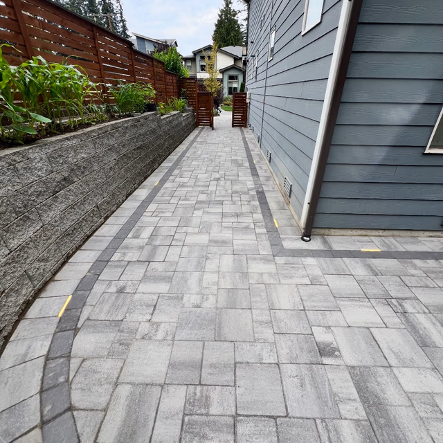 Hardscape project by C & C Landscape