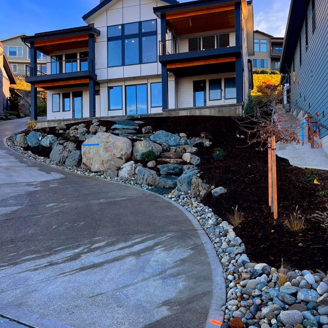 Landscape installation by C & C Landscape