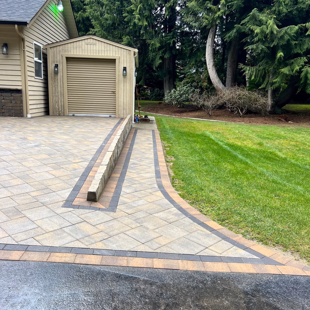 Hardscape project by C & C Landscape