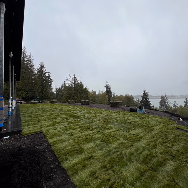 Landscape installation by C & C Landscape