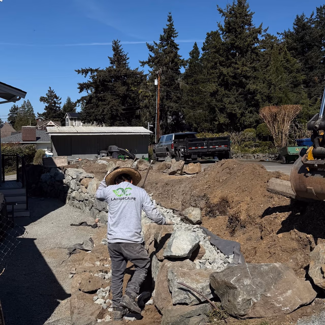 Hardscape project by C & C Landscape