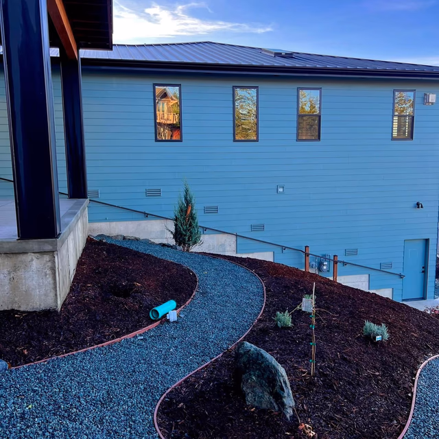 Landscape installation by C & C Landscape