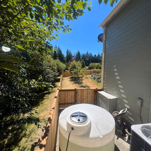 Fence installation by C & C Landscape
