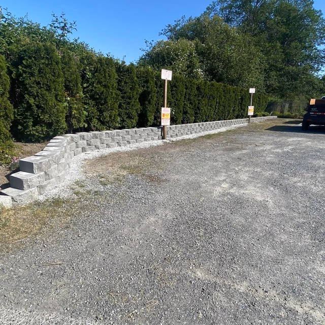 Hardscape project by C & C Landscape
