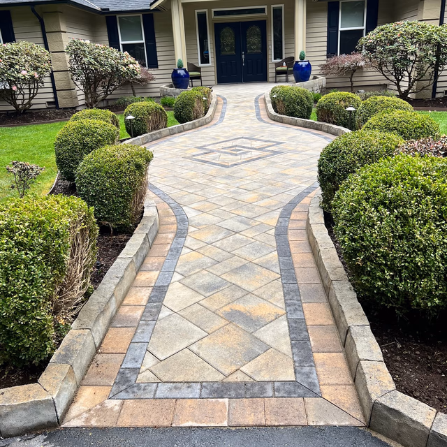 Hardscape project by C & C Landscape