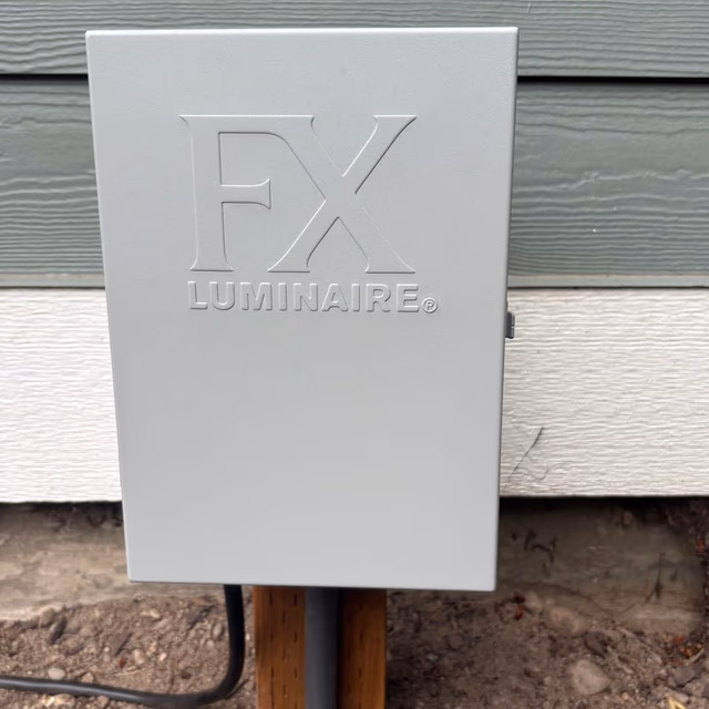 Outdoor lighting project by C & C Landscape